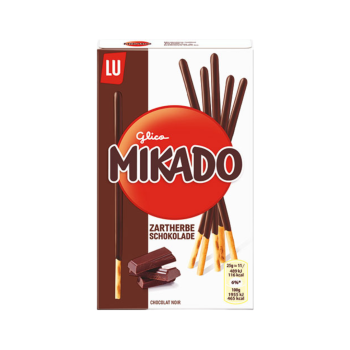 LU Mikado Zartherbe Schokolade, Sticks mit Schokolade